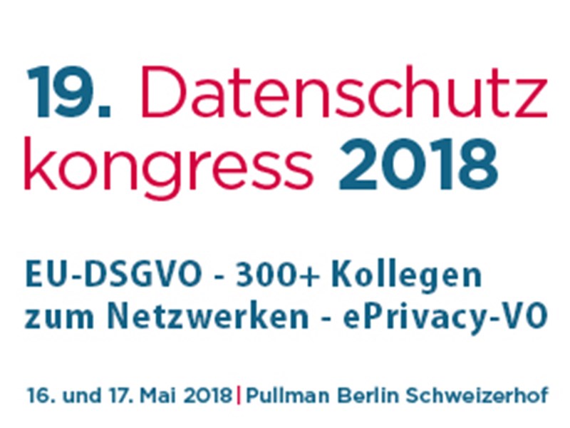 Data Protection Congress 2018 Berlin