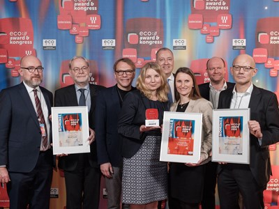 Nominees and winners of the category Cloud. Picture by eco e.V.